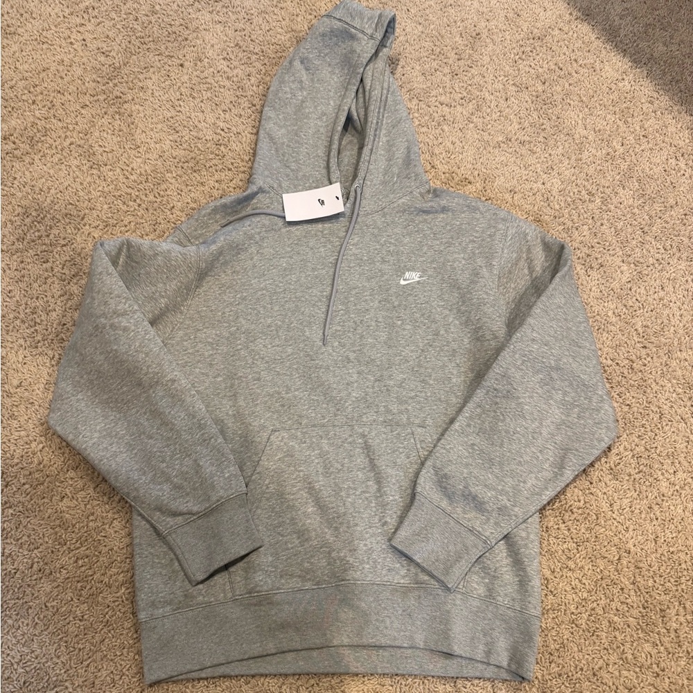 Nike Men's Heather Gray Hoodie NEW